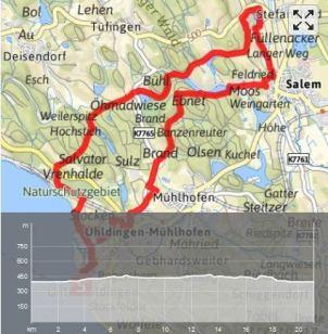 Streckenansicht Halbmarathon