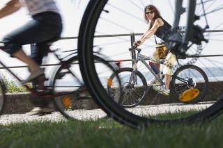 Radfahren mit Seeblick 
